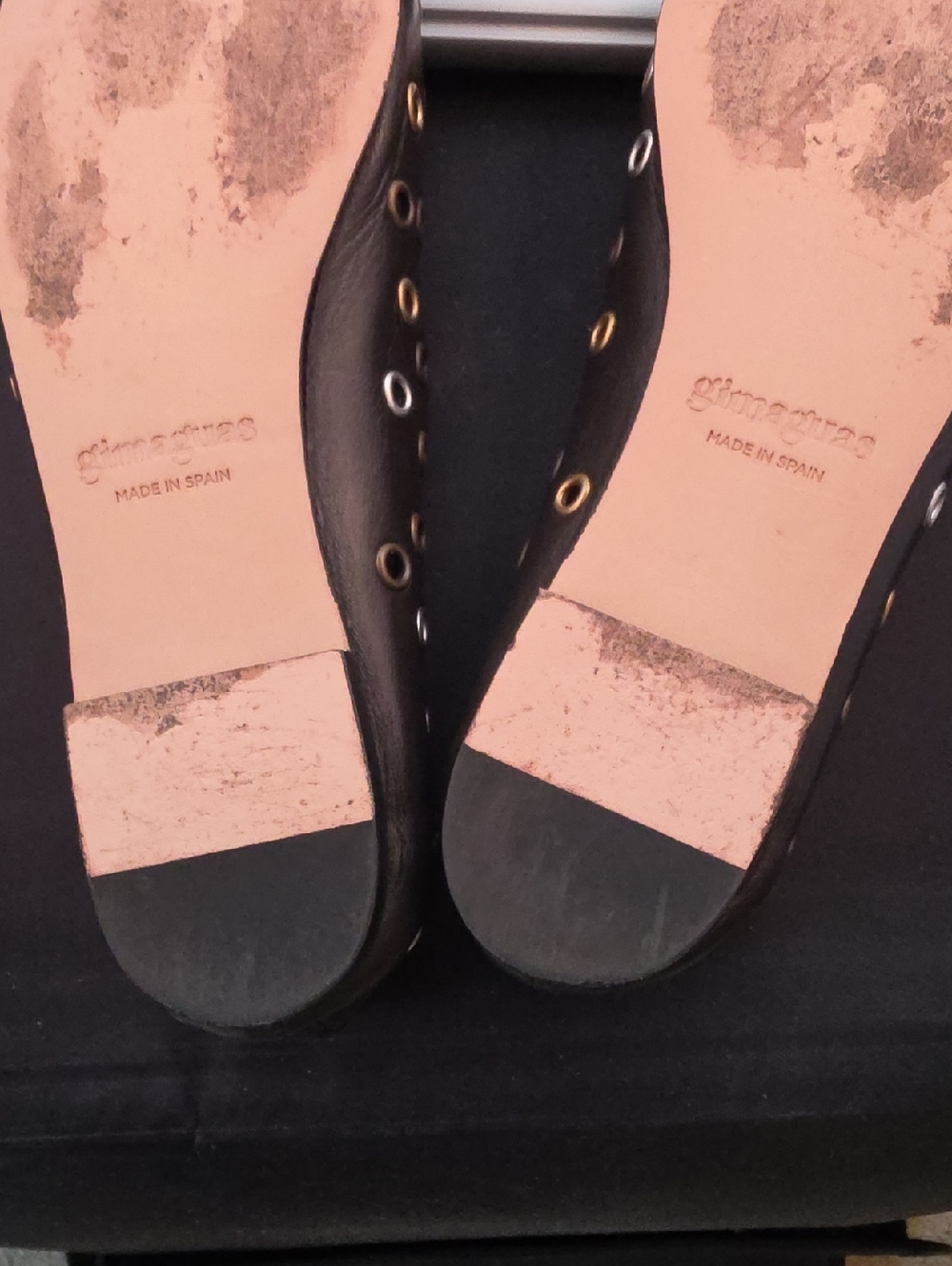 Gimaguas Bailarina Eyelets Leather Ballet Flats - Picture 6 of 7